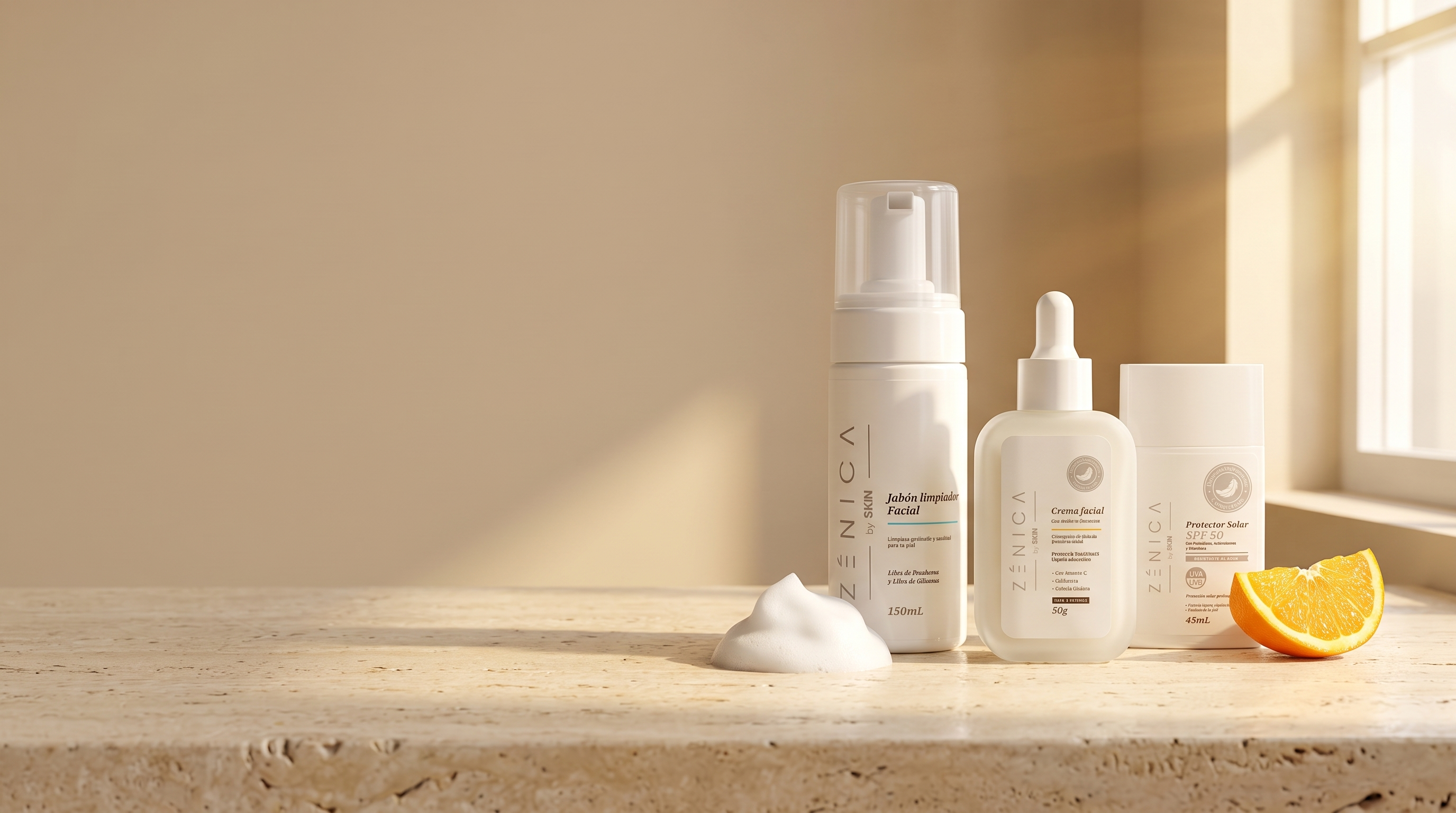 Kit Glow Diario Zénica — rutina facial luminosa