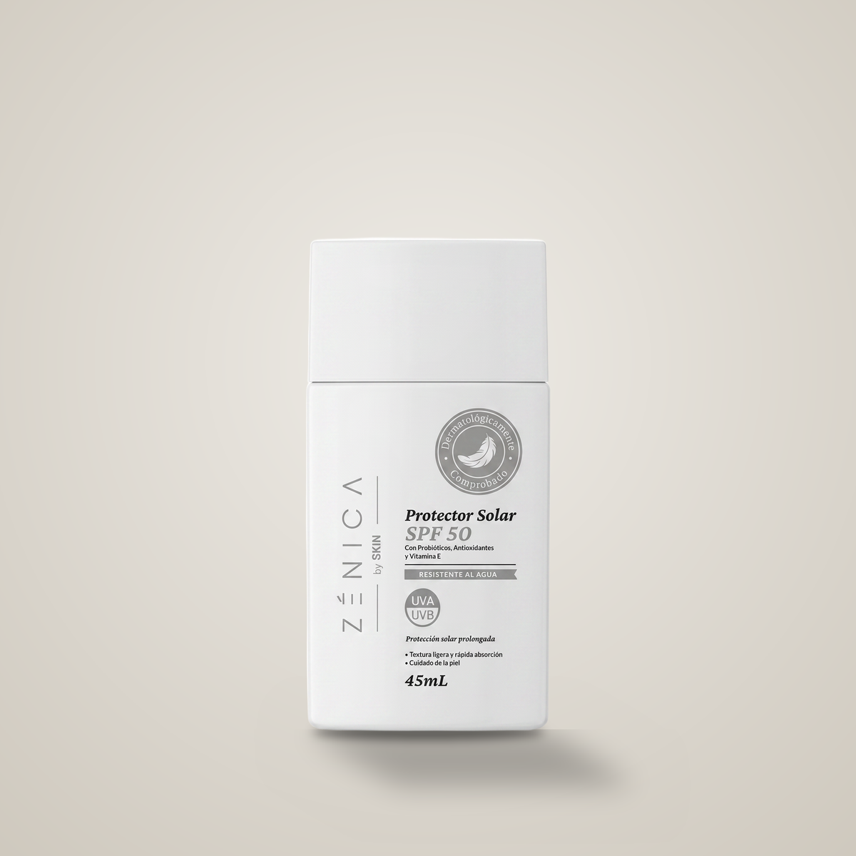 Protector Solar SPF 50 Zénica by SKIN, UVA/UVB, 45 mL