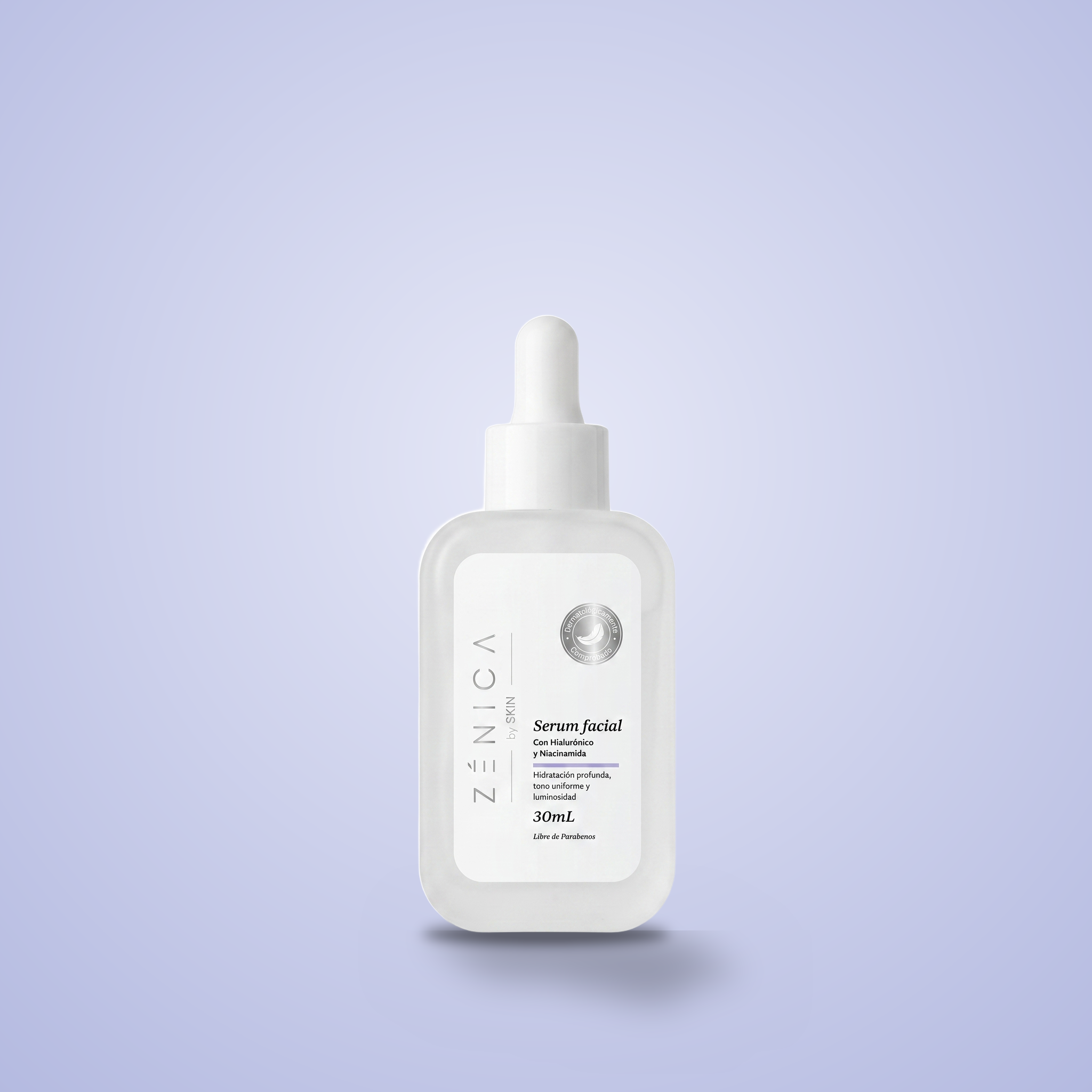 Serum Reparador Zénica by SKIN con Niacinamida y Ácido Hialurónico, 30 mL