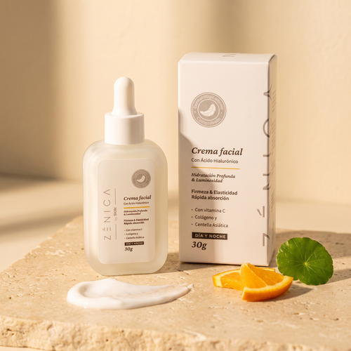 Crema Facial Vitamina C Zénica — frasco