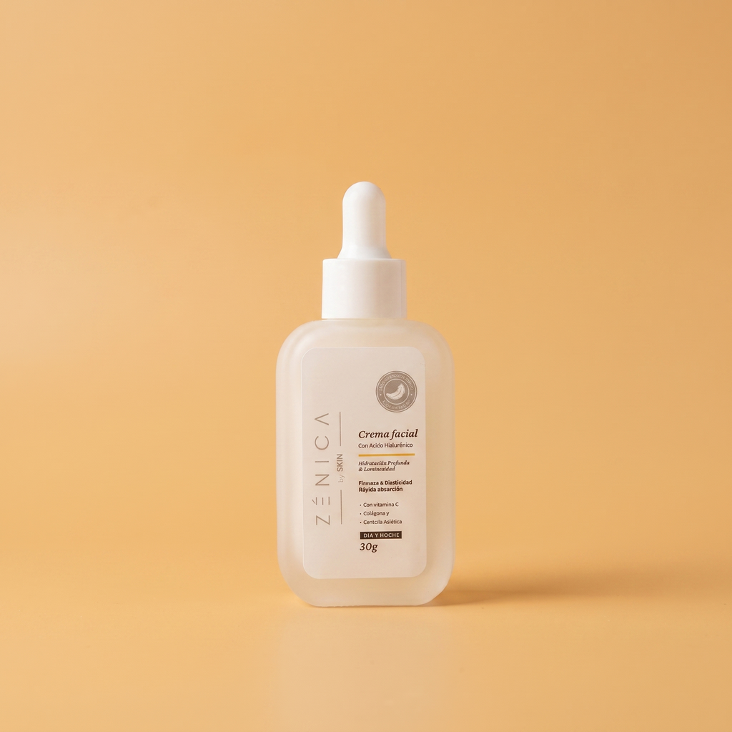 Crema Facial Vitamina C Zénica día y noche, para manchas y luminosidad