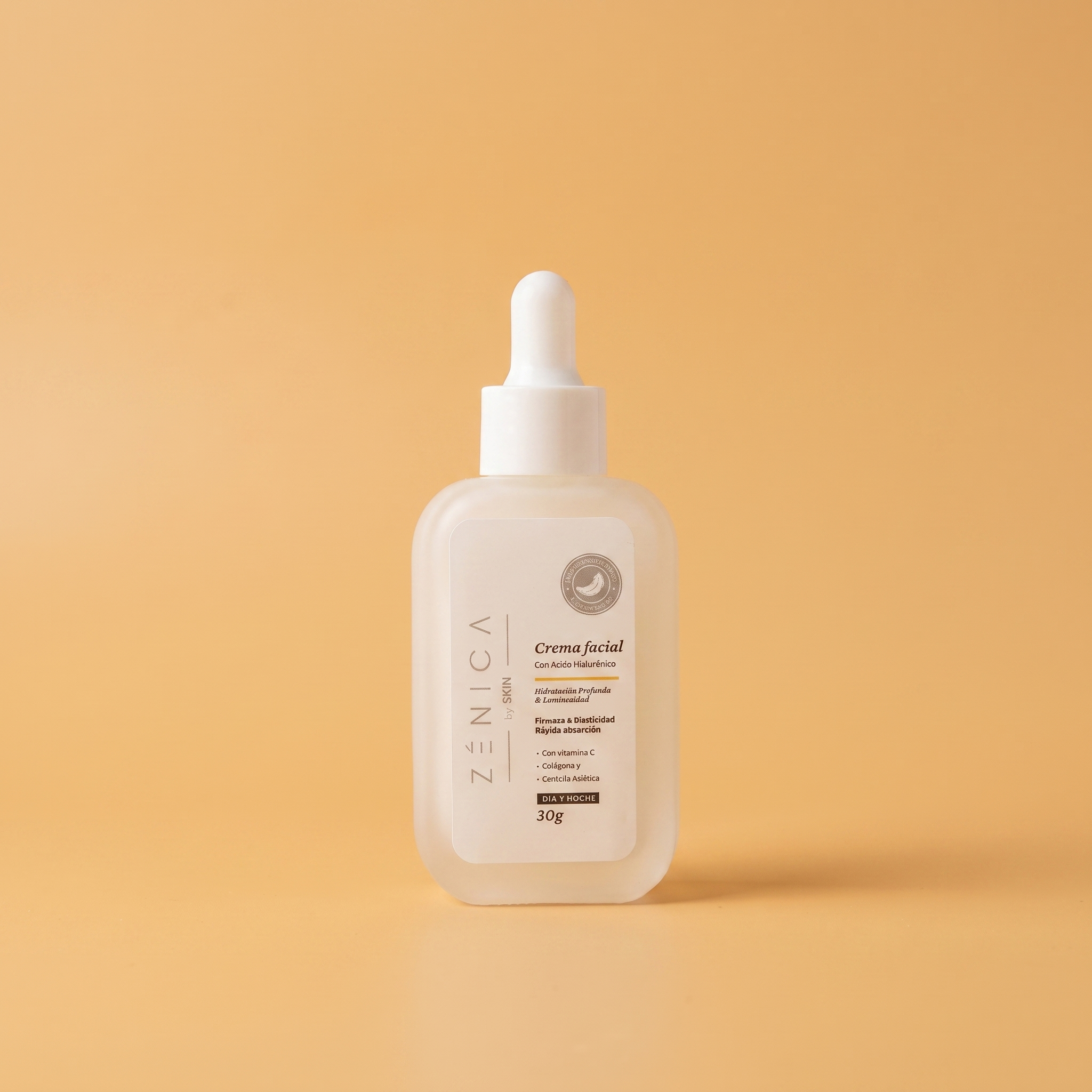 Crema Facial Vitamina C Zénica día y noche, para manchas y luminosidad