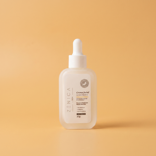 Crema Facial Vitamina C Zénica día y noche, para manchas y luminosidad
