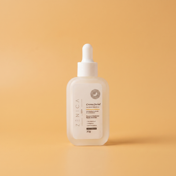 Crema Facial Vitamina C Zénica día y noche, para manchas y luminosidad