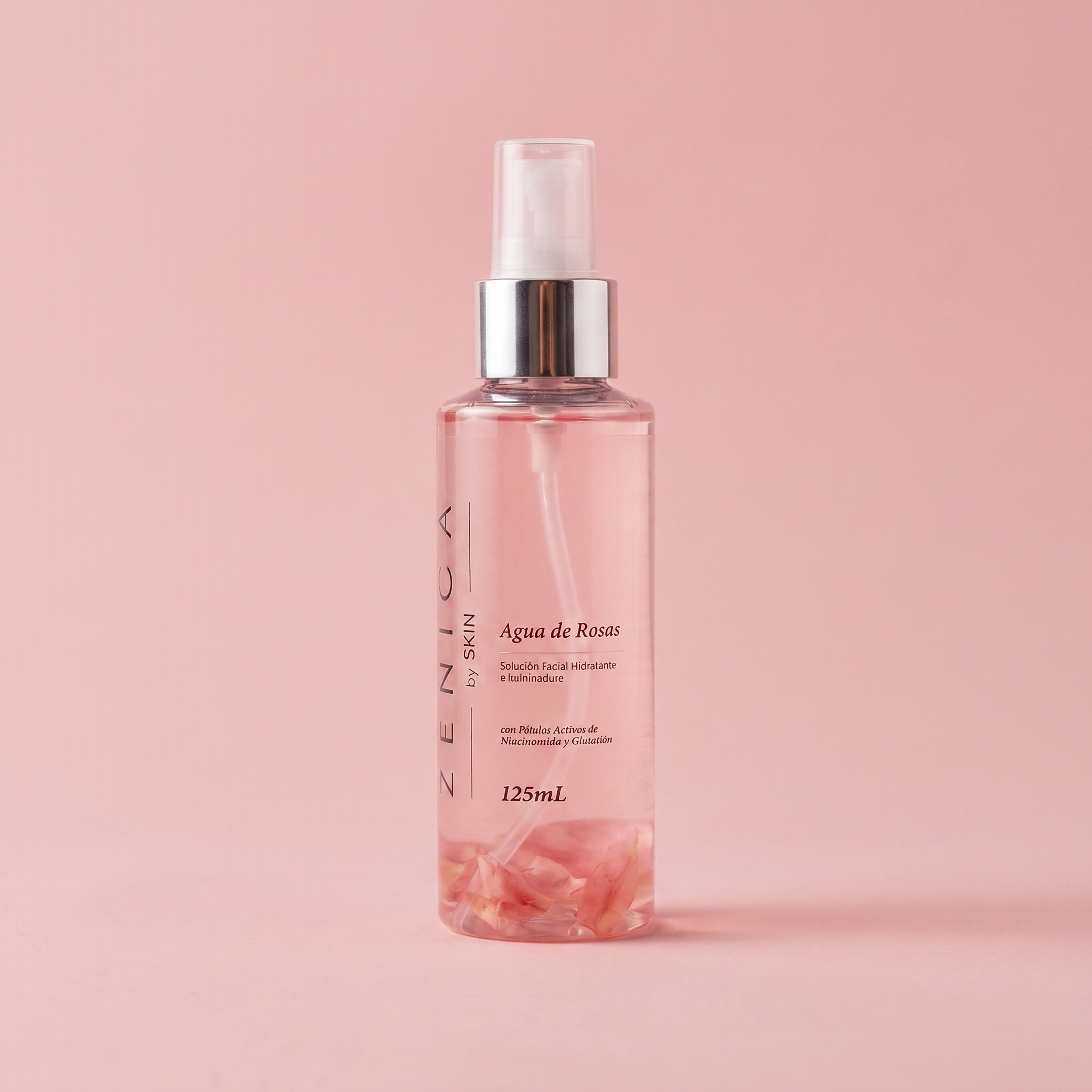 Tónico Facial Agua de Rosas Zénica, hidrata e ilumina