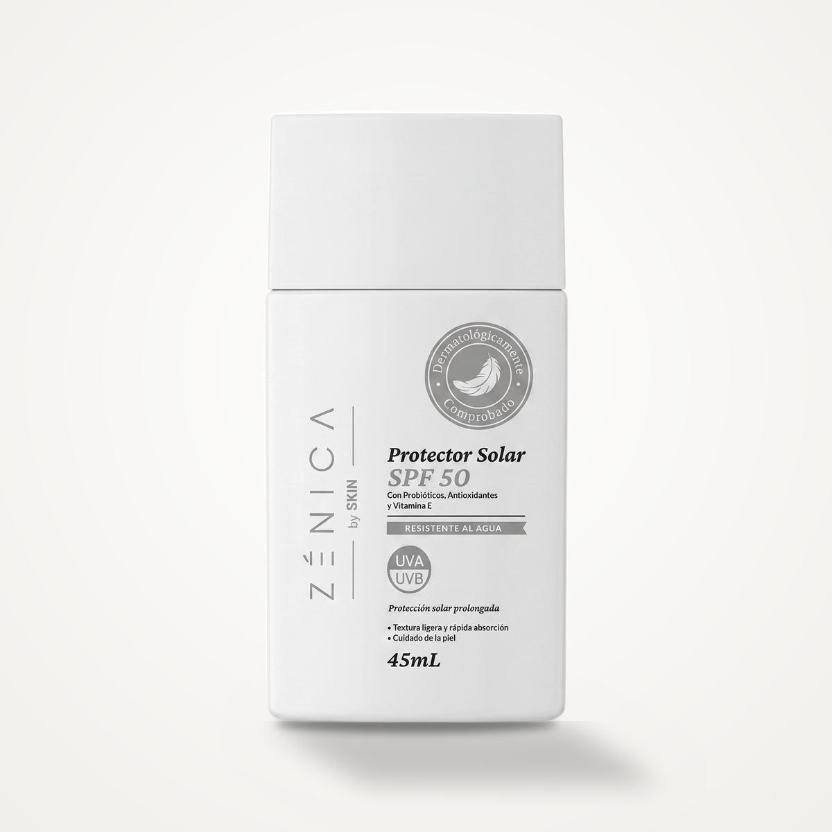 Protector Solar SPF 50 Zénica by SKIN — frasco 45 mL