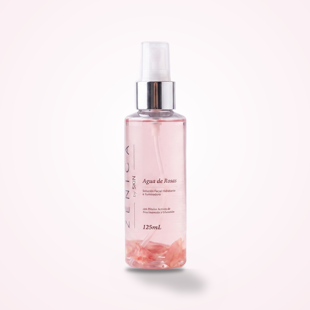 Tónico Facial Agua de Rosas Zénica by SKIN — frasco 125 mL
