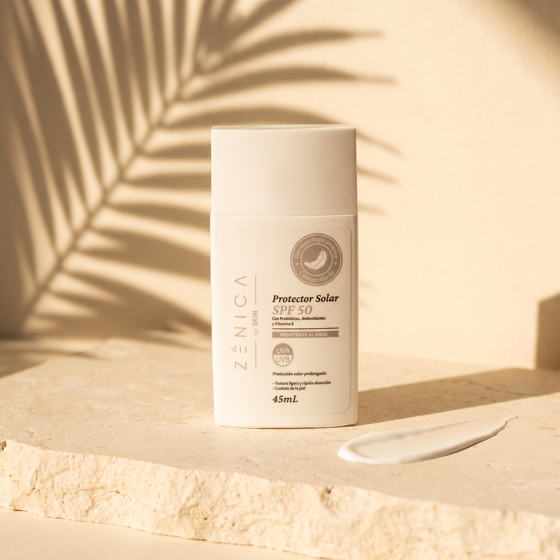 Protector Solar SPF 50 Zénica — frasco